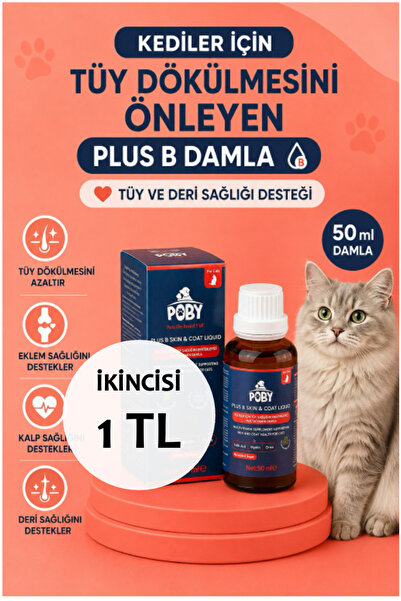Kediler İçin Tüy Sağlığını Destekleyici Biotinli Permium Multivitamin Damla