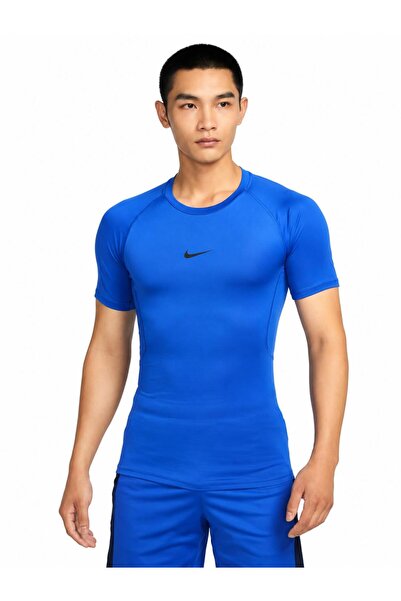 Nike FB7932 480 Pro Dri-FIT Erkek Spor Tişört Lacivert