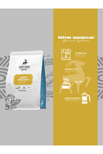 Addis Ababa Coffee Etiyopya Single Origin 1000 Gr.