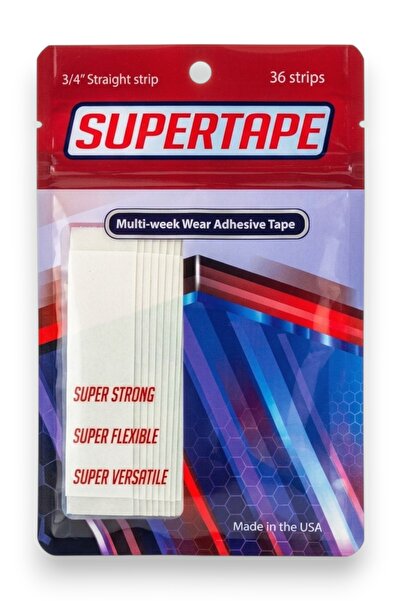 True Tape SUPERTAPE Protez Saç Bandı Düz (3/4" - 2cm x 7.5cm) 36 Adet