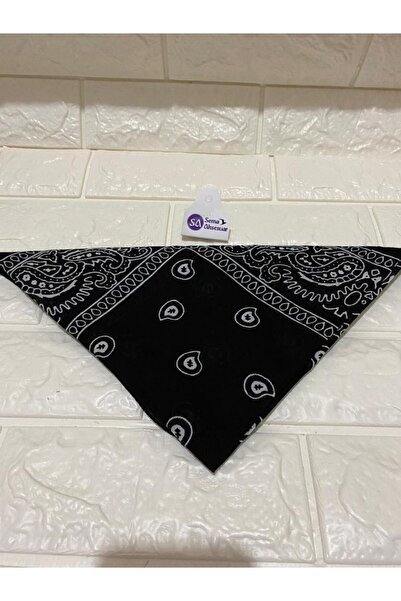 sema aksesuar %100 Pamuk Unisex Etnik Desenli Bandana Fular