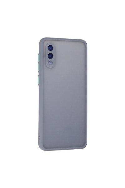 Generic Brand Samsung Galaxy A02 Case Montreal Silicone Cover - Gray
