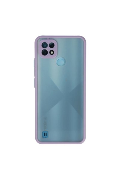 Generic Brand Realme C21 Case Montreal Silicone Cover - Purple