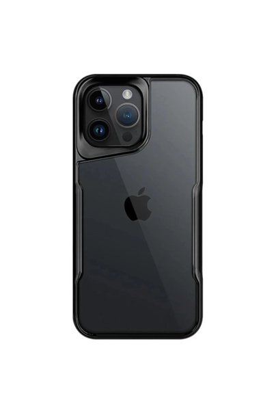OtoTech غطاء سيليكون بويي لـ Apple iPhone 14 Pro Max - أسود