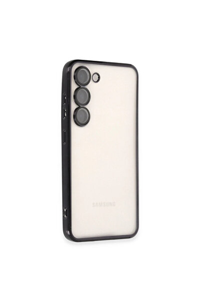 Samsung Galaxy S23 Plus Kılıf Razer Lensli Silikon - Siyah