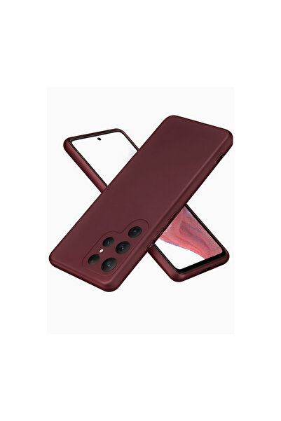 Samsung Galaxy S25 Ultra Kılıf First Silikon - Bordo