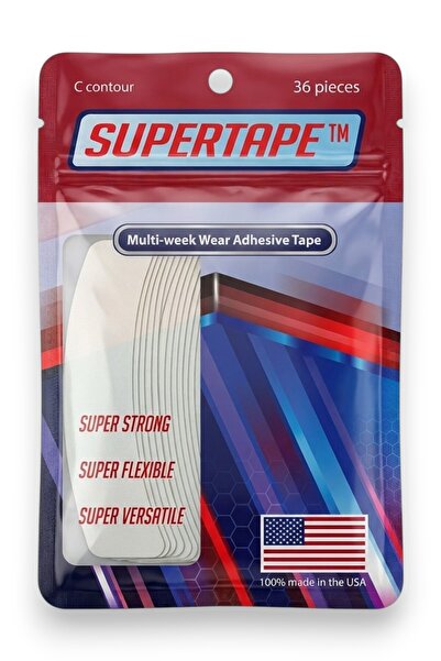 True Tape SUPERTAPE Protez Saç Bandı Oval ("C" - 2cm x 7.5cm) 36 Adet