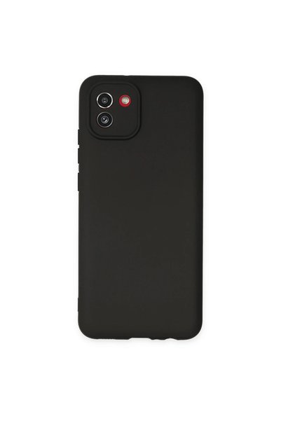 Generic Samsung galaxy a03 case first silicone - black