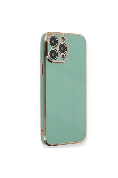 FMA Apple iPhone 15 Pro Case Volet Silicone - Light Green