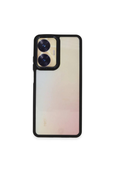 Realme C55 Kılıf Dora Kapak - Siyah