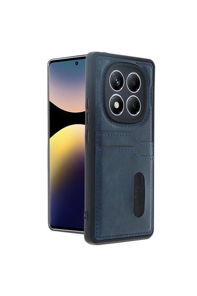 Generic Xiaomi Redmi Note 14 Pro 5g Case Sara Leather Case with Business Card...