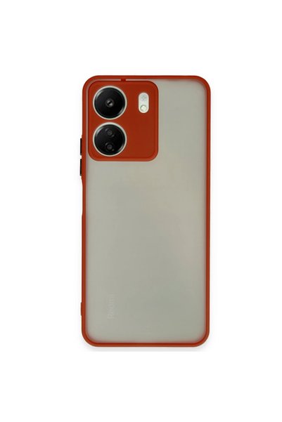 FMA Xiaomi Redmi 13C Case Montreal Silicone Cover - Red