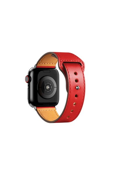 FMA Apple Watch 42mm Kr415 Luaz Leather Cord - Red