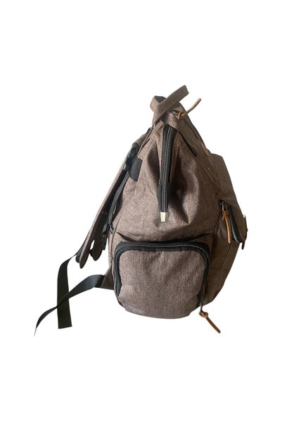 bcburkay çanta Lux Brown Mother Baby Care Bag
