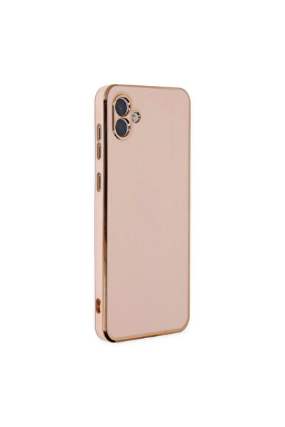 Samsung Galaxy A04 Kılıf Volet Silikon - Pembe