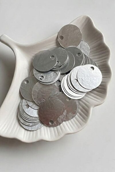 hobi dünyası evim Damarlı Mermer Desen Gümüş 30 mm Pulsan 1.Kalite Sedefli Gü...