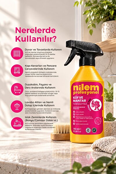 Nilem Profesyonel Küf ve Mantar Temizleyici 750 ml