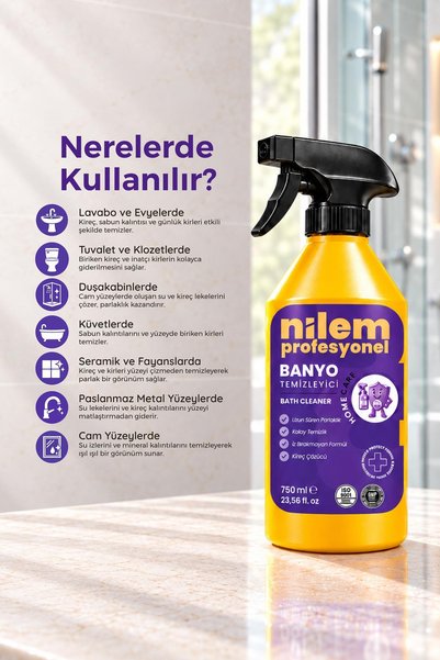 Nilem Profesyonel Banyo Temizleyici 750 ml
