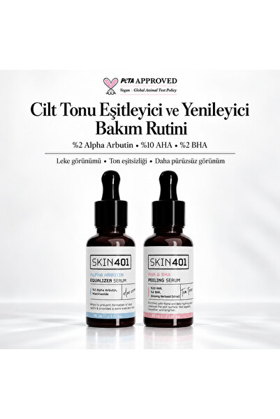 Skin401 Sivilce Lekesi Önlemeye Yardımcı Serum Seti