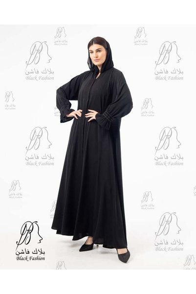 OMES Abaya with Embellished Crochet Cut-Out Details, You Can Choose Any Color...