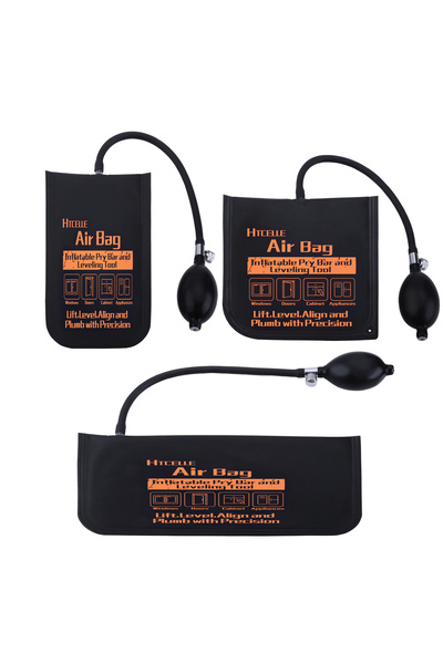 Choice Air Wedge Bag, 3 Piece Strong Commercial Grade Air Bag Pump Profession...