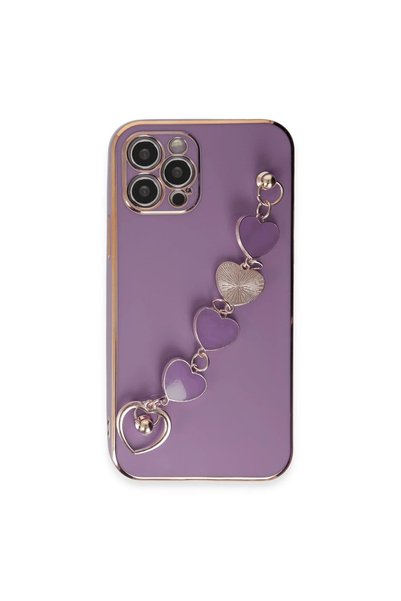 OtoTech غطاء سيليكون إيسيليا لـ Apple iPhone 12 Pro Max - بنفسجي
