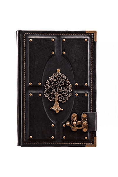 OZ CRAFT NOTE Hakiki Deri El Yapımı Defter – GECE MATRİSİ (Gece Serisi)