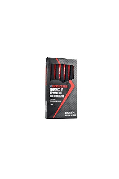 İzeltaş ELEKTRONİKÇİ KLEMENS TORX UÇLU TORNAVİDA SET 6 LI