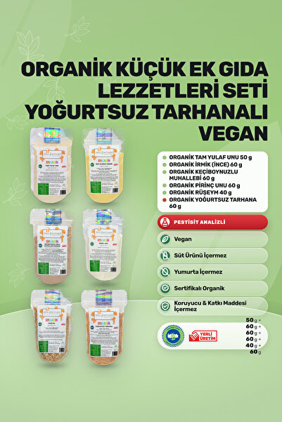 Soul Kitchen Organik Ürünler Organik Küçük Ek Gıda Lezzetleri Seti ( YOĞURTSU...