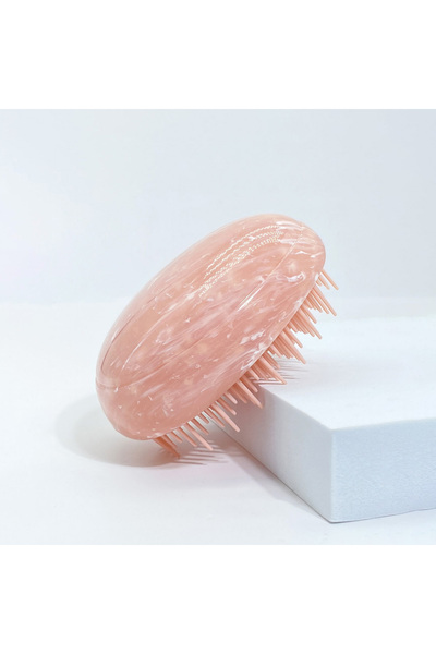 Choice pink Mini Marble Shaped Egg Comb and Air Cushion Comb Sets Brush Scalp...