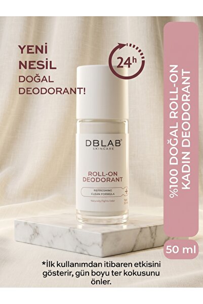 DBLAB Ter Kokusu Önleyici 24 Saat Etkili %100 Doğal Deodorant | Hassas Cilde ...