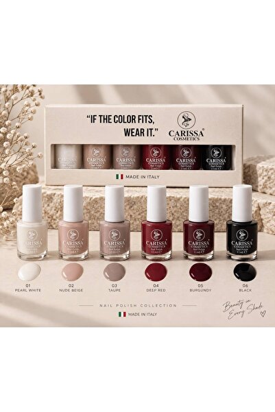 CARISSA COSMETICS مجموعة مناكير كاريسا - IF THE COLOR FITS, WEAR IT