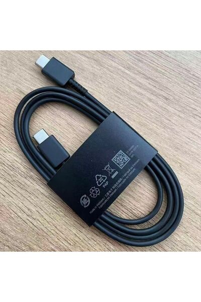 Samsung كابل USB-C إلى Type-C أسود بطول 100 سم، 25 واط، 45 واط، بطول 1/1.8 مت...