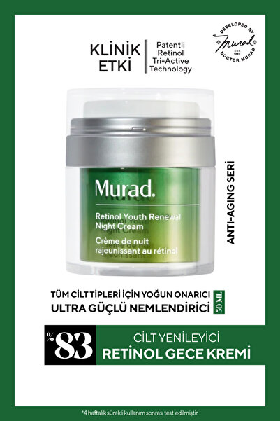 Murad Resurgence Retinal Youth Renewal Night Cream – Retinal İçeren Gece Bakı...