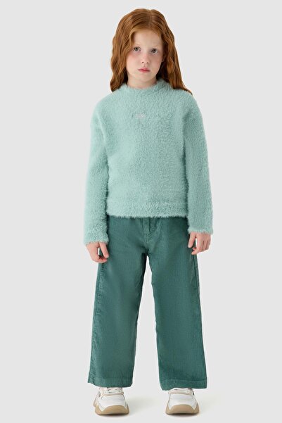 Tyess Kız Çocuk Mavi Sweatshirt