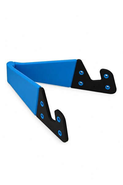 STAND MARKET Telefon Tablet Standı V Model Mavi – Ayarlanabilir
