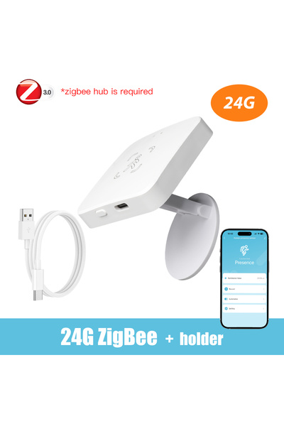Choice7 24G ZigBee Stand Tuya WiFi /Zigbee Human Presence Detector Smart Huma...