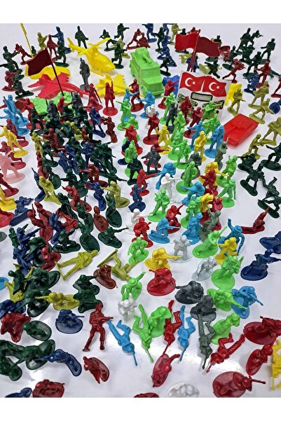 ALYTOYS 290 Adet Asker Set Komando Askerler Kurşun Asker Roketatarlı Savaş Uç...