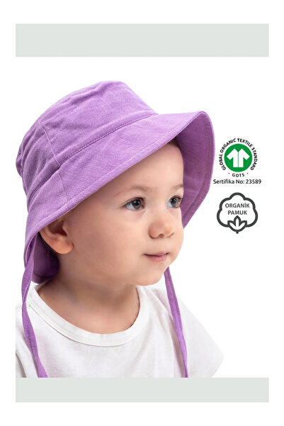 Zuppers Organic Cotton Muslin Baby Hat - Lilac