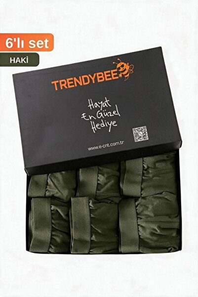 CNT Erkek Boxer Likralı 6'lı Premium Paket