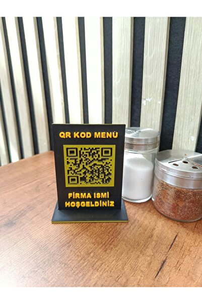 BGDStudioart QR Kod Menü Standı – Masa Üstü Restoran Kafe Menü Tutucu 5 li se...