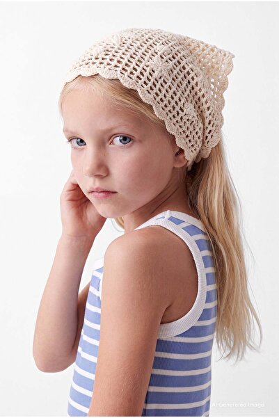 PAULMARK Girls' Striped Thin Strap Cotton Blend Dress