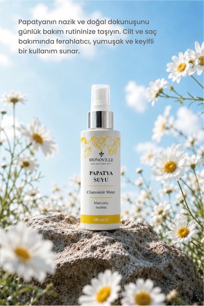 Monoville Papatya Suyu 100 ml Sprey Başlıklı (Chamomile Water)