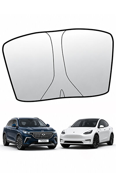 Ally Tesla Model Y Model (3,togg) Uyumlu, Ioniq 5 Için Ön Cam Güneşliği Katla...