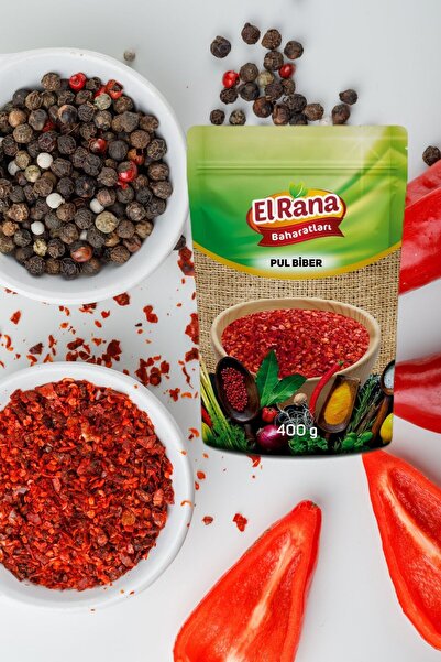 ELRANA BAHARATLARI Efsane acı pul biber 400 gr naturel a kalite elrana baharat