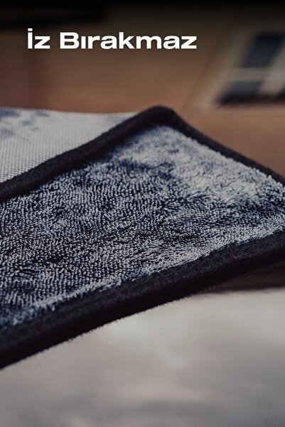 Nasiol Yüksek Su Emici Özellikli Mikrofiber Araç Kurulama Havlusu-Çiziksiz Temizlik-50x60cm-600gsm