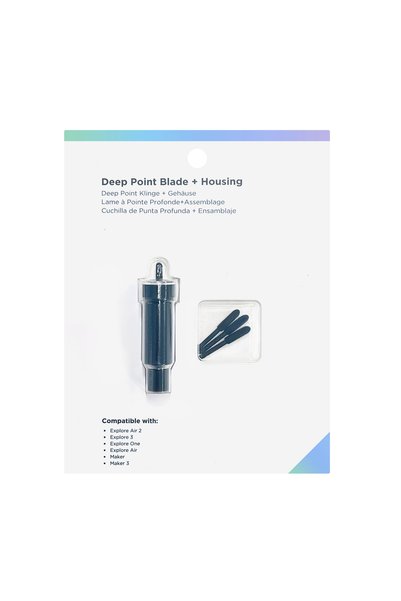 Choice1 4P Black BH Deep-Point Blade+ Housing For Cricut Maker3/Explore,Cutti...