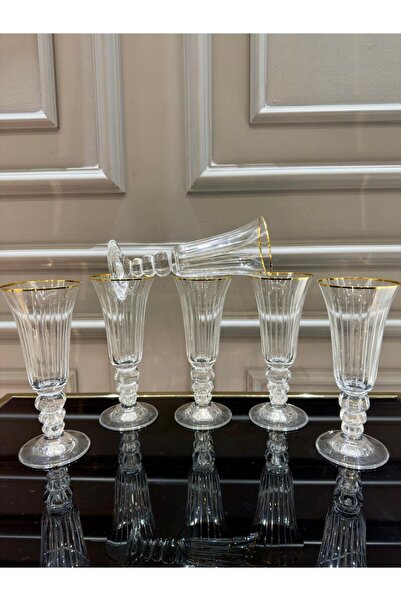 Bohemia KRISTAL Kesme El İşi Kahve Yanı Su Bardağı