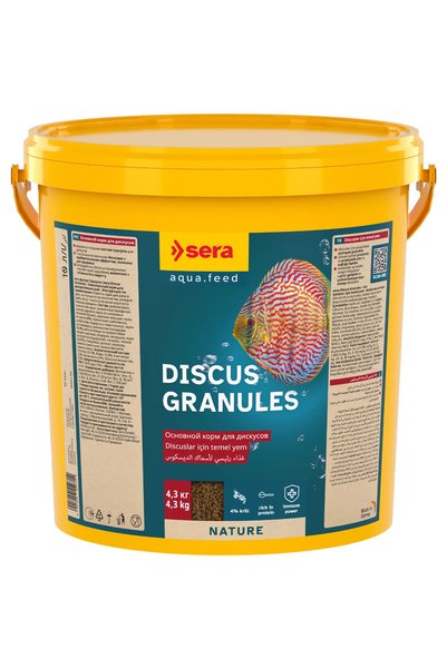 SERA Discus Granules Nature 100 gr ( Açık) Balık Yemi Sarımsaklı