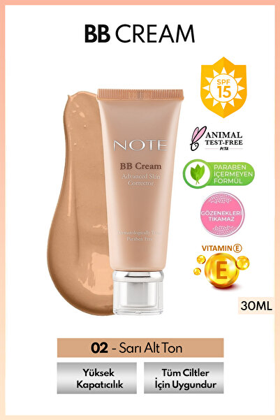 NOTE Bb Cream Spf 15 Intensive Concealer with Moisturizing Effect Bb Cream - ...